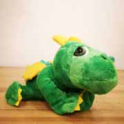 DRAGÓN DE SANT JORDI DE PELUCHE - DRACKI PEQUEÑO Y GRANDE